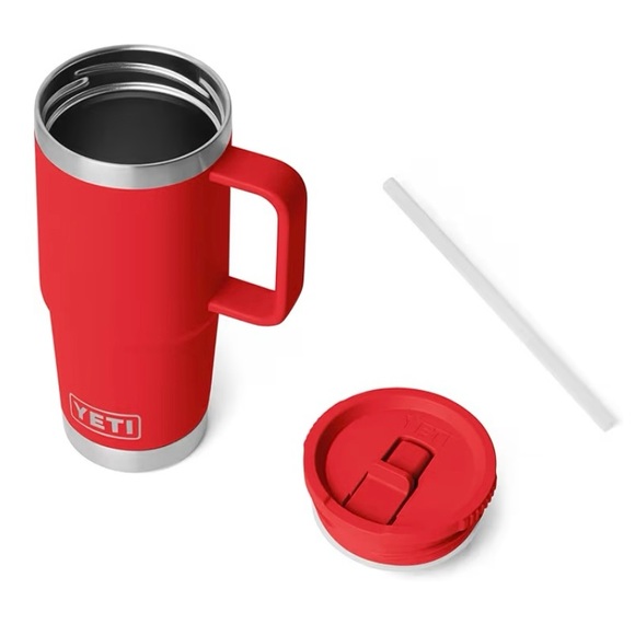 YETI Rambler 30 oz Travel Mug with Flip Straw Lid - Rescue Red - Picture 2 of 5